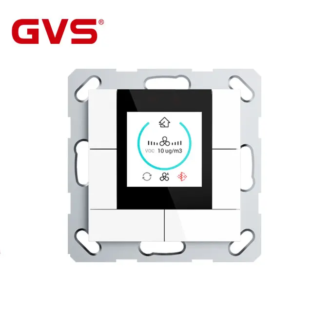 

European Standard KNX EIB K-bus Building Automation System KNX Thermostat Temperature Panel 55mm for Smart Home System