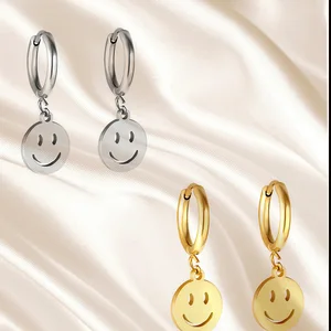 Ohrringe aus Edelstahl für Frauen, goldene Farbe, Schnitt, koreanischer Stil, Mode, Oorbellen, neu, 2024 10 Hauptverkäufe Gouda - №3