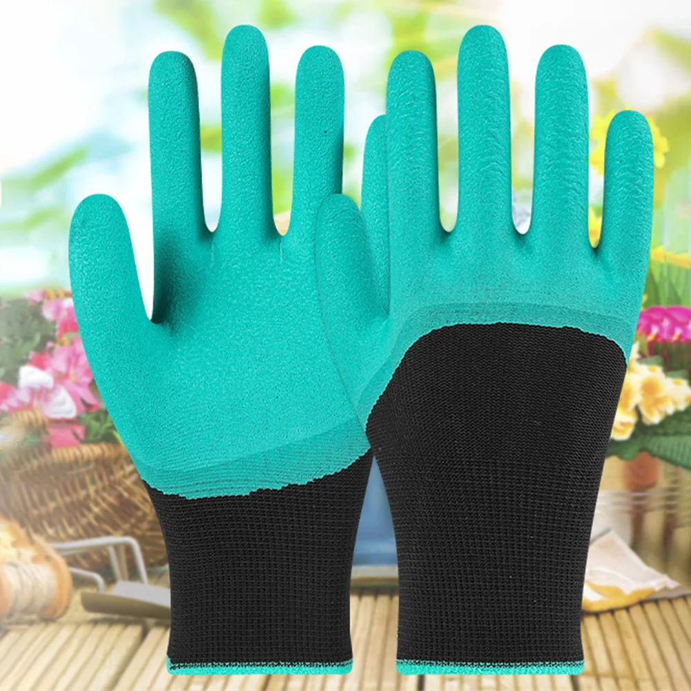 لينة اللاتكس قفازات العمل المنزلية Prick-proof قفازات اللاتكس الواقية عدم الانزلاق قفازات العمل تنفس لزراعة مقاومة للثقب