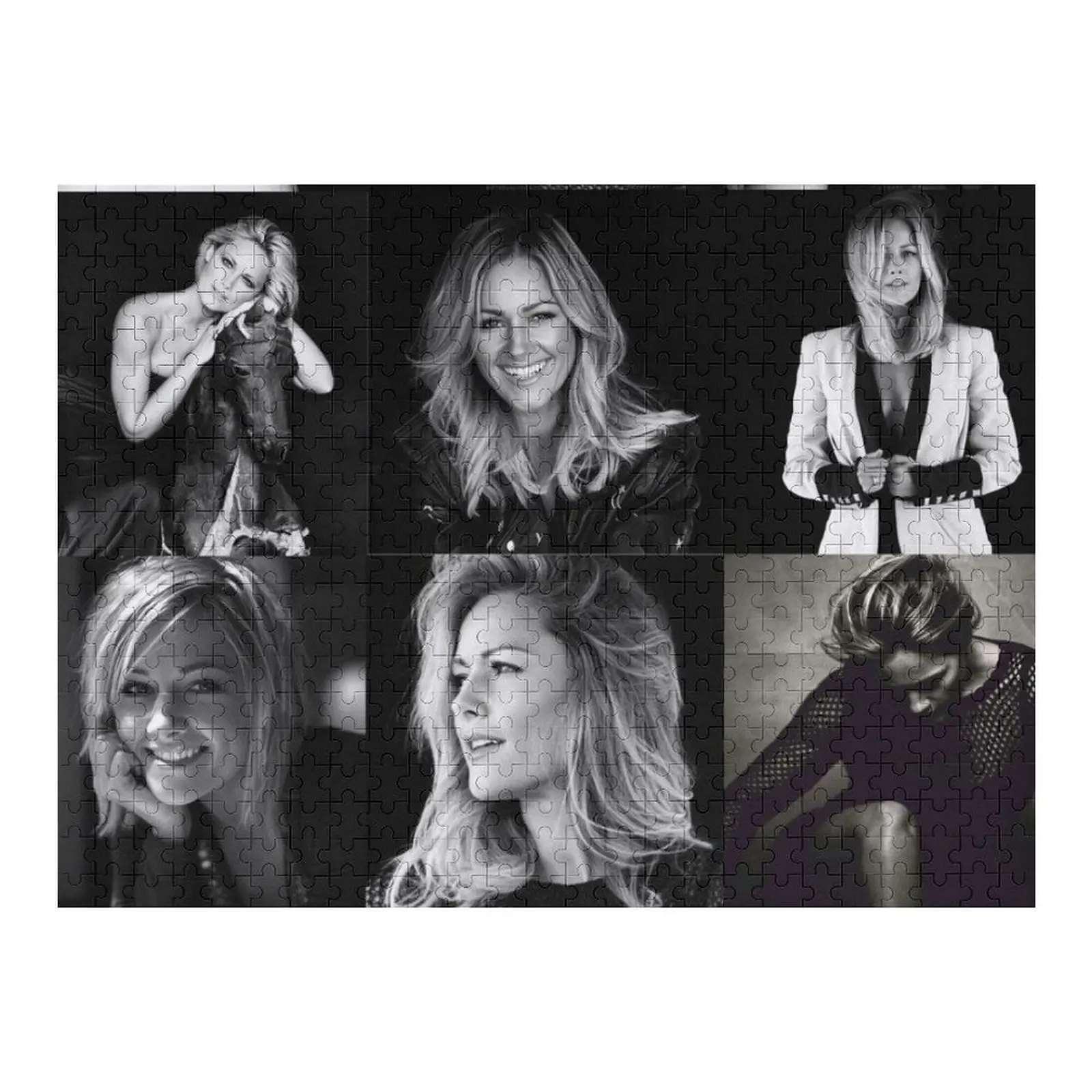 

Helene Fischer Collage Jigsaw Puzzle Custom Wood Custom Kids Toy Jigsaw Custom Puzzle