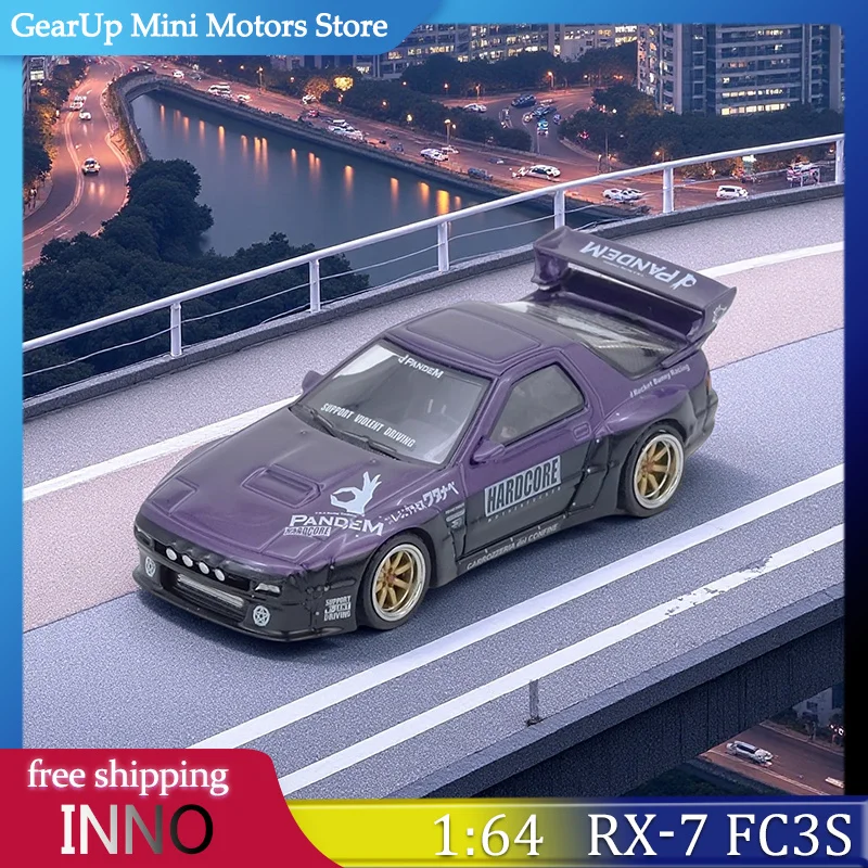 

Pre-Sale: 1:64 Mazda RX-7 FC3S Pandem Rocket Bunny Widebody - Alloy Diecast Model Car JDM Tuned Collectible with Premium Details
