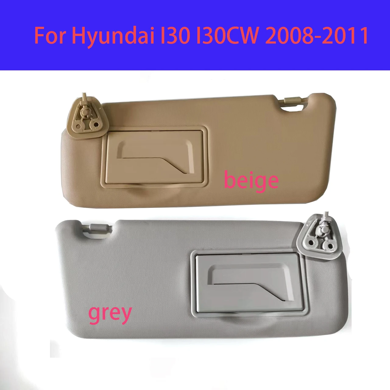 

852102L020/852202L020 For Hyundai I30 I30CW 2008-2011 Car sunshade, makeup mirror, anti-glare shielding plate