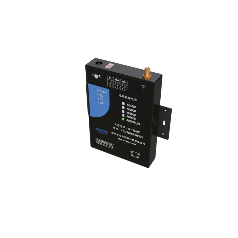 100mW Industrial Grade LoRa Data Transceiver AC800MD for Smart Metering Oil Field Mining & Meteorological Monitoring Application