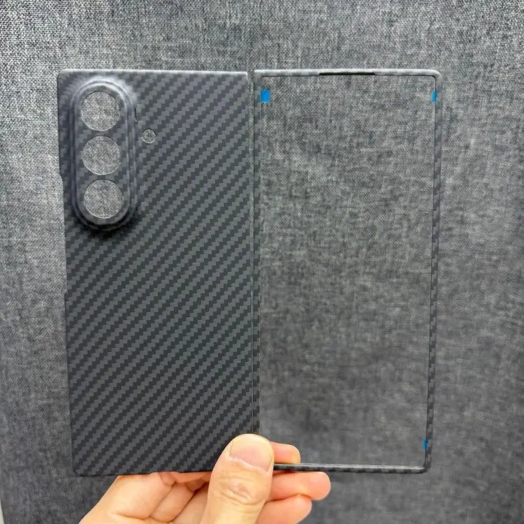 

For Samsung Galaxy Z Fold8 Ultra Case Luxurious Kevlar Finefiber Matte Black Bumper Cover For Samsung Galaxy Z Fold8 Ultra Funda