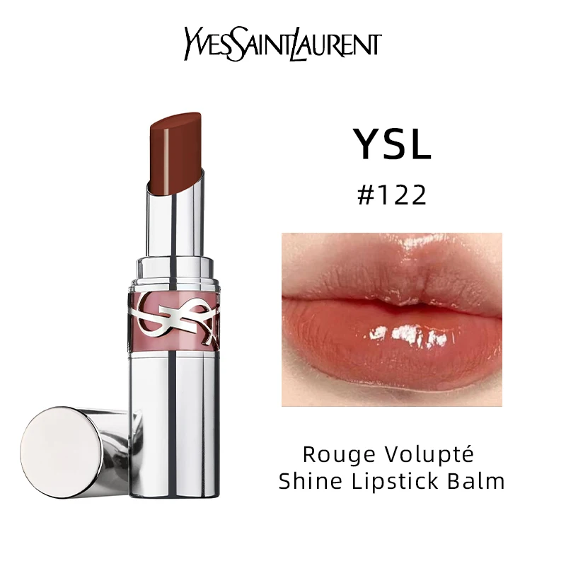 ييف سان لوران واي إس إل لوشاين زيت الشفاه على شكل قلم أحمر شفاه مرطب # 122 - 3.2 جرام - مستحضرات تجميل نسائية أصلية، منتجات سيفورا