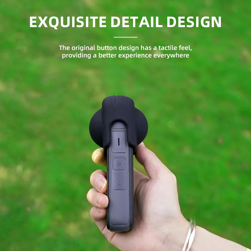 Funda de silicona para cámara deportiva panorámica, funda protectora anticaída, accesorios de cubierta de lente, adecuada para Insta360 ONE X4