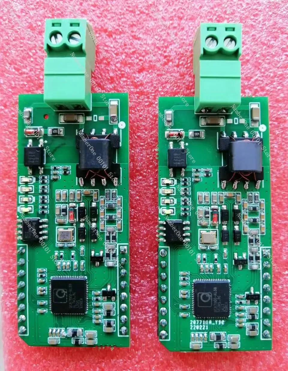 

2 Pieces QCA7000/7005HomePlugGreenPHY Broadband Power Line Carrier PLC Module ISO15118