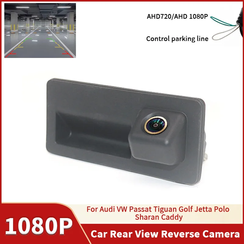 

AHD 1080P Автомобильная камера заднего вида для Audi VW Passat Tiguan Golf Jetta Polo Sharan Caddy Водонепроницаемая резервная камера