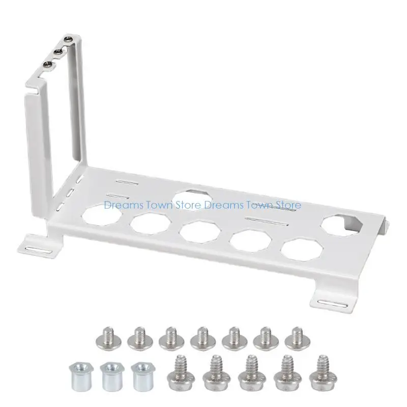 

HX6A Vertical GPU Fan Position Mounting Bracket High Airflows Metal Structure PC Case