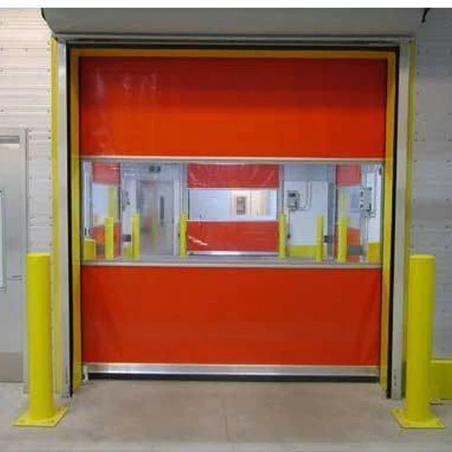 TOMA Rapid Folding Roller Shutter Fast Door Door Automatic Plastic Security Industrial High Speed Roll up PVC PVC Fabric Rolling