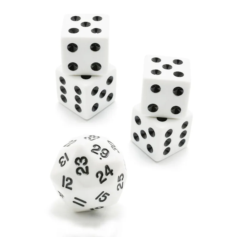 1 30 Sided+4 16 Point Dice Combination Dice Puzzle Game Accessory Number Arithmetic