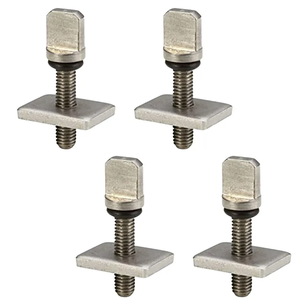 

4 Pcs Parts Tail Rudder Screw Screws Replaceable Surfing Stainless Steel Removable