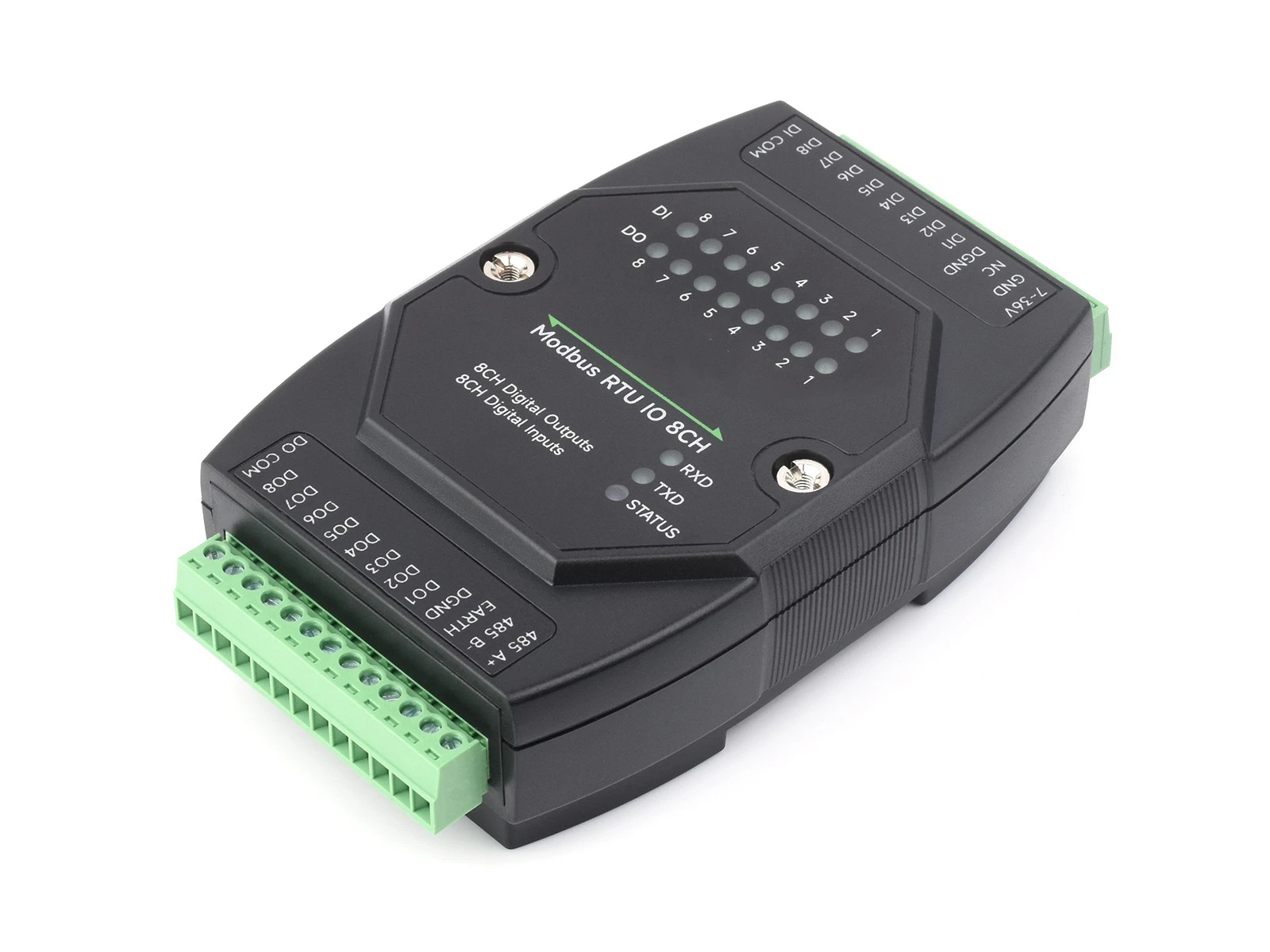 Industrieller isolierter 8-Kanal-Digital-Di/Do-Modul Modbus RTU-Protokoll