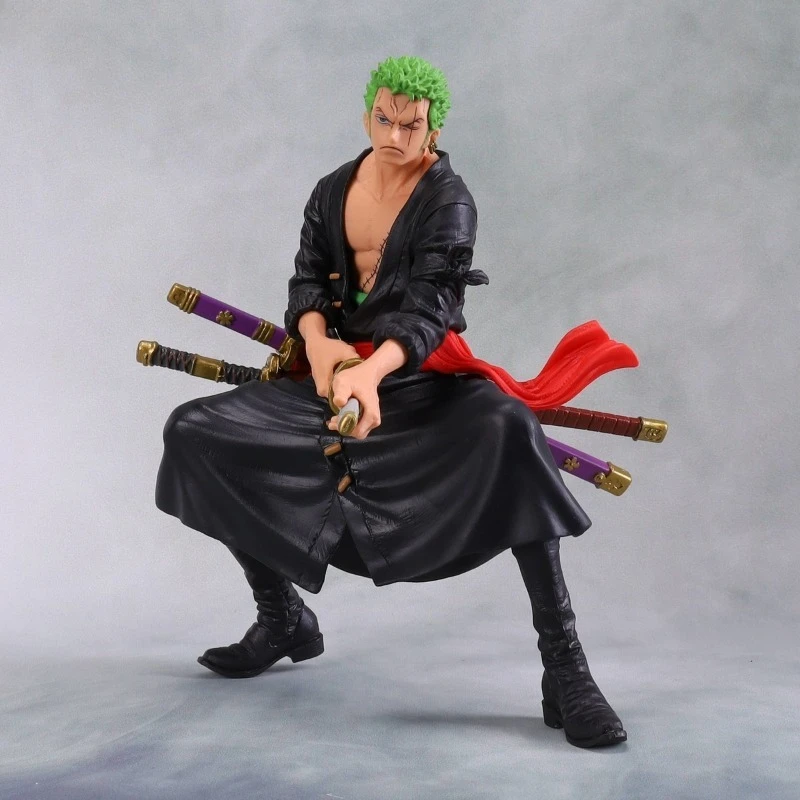 

Bandai Original Box One Piece One Piece KOA Zoro Zorro The King of Art Wano Country Ll Desktop Ornaments Collection Gifts