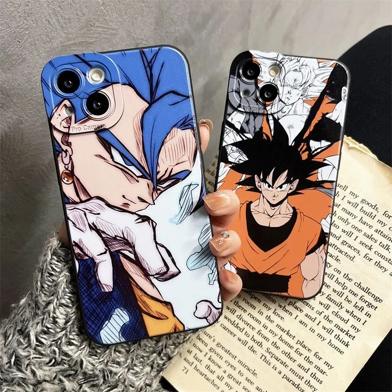 

3D Anime Cute D-Dragon Ball Phone Case For iPhone 16 17 11 12 13 14 15 Pro Max Plus mini Japan cartoon D-Dragon shockproof Cover