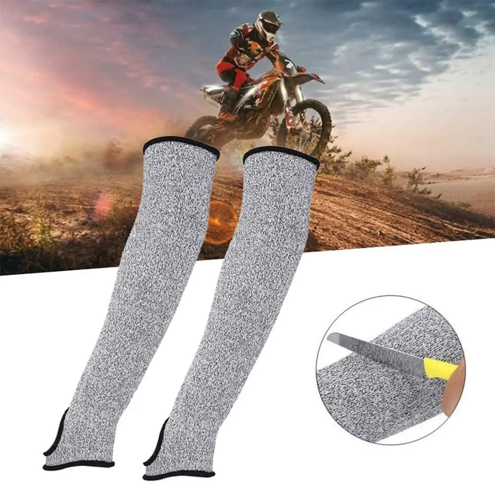 Thumb Hole 5 HPPE Cut-resistant Arm Sleeve Bite Proof Anti Abrasion Safety Protecter Arm Sleeve 15/20/25/30/35/40/45cm