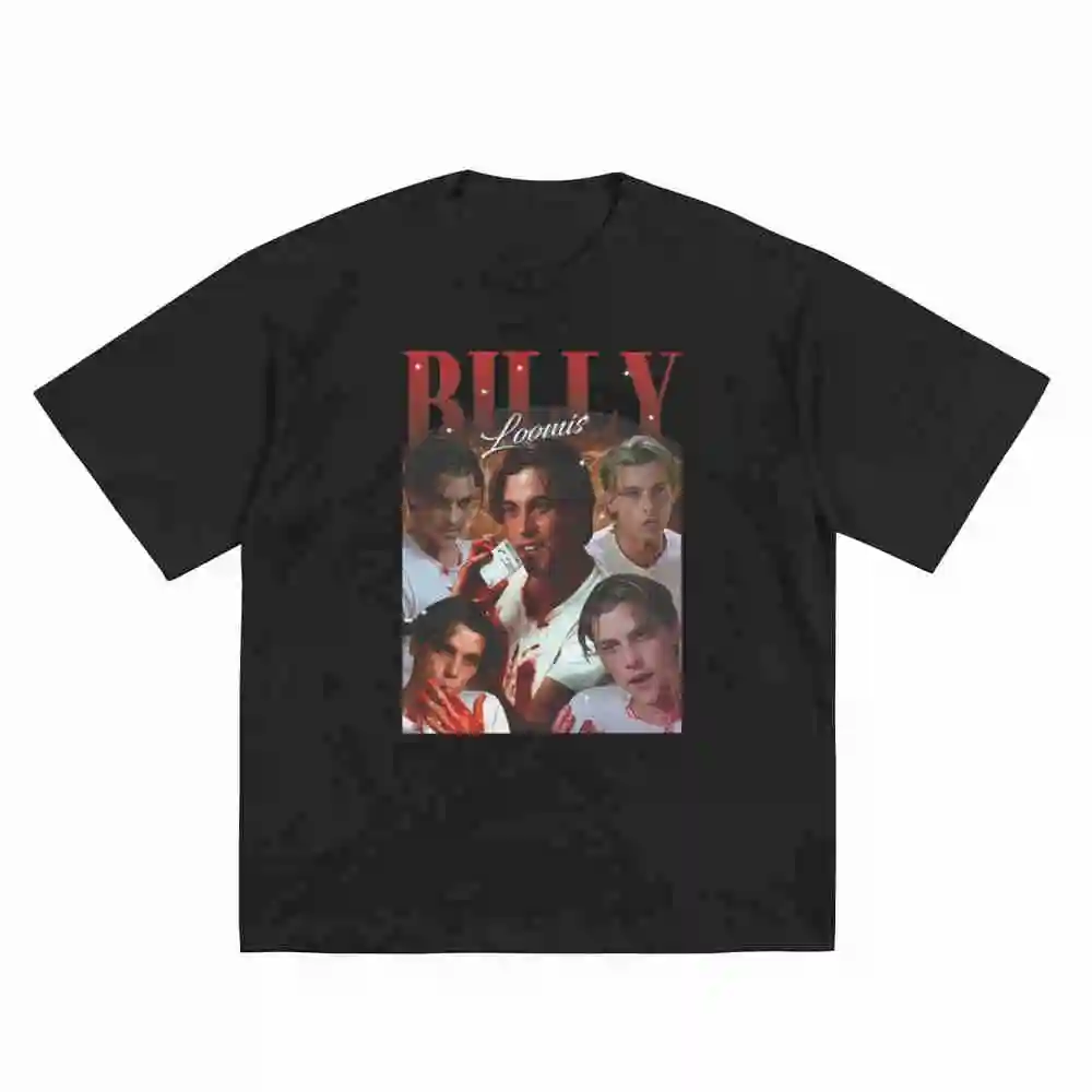 Stu Macher Billy Loomis Scary Movie Horror Short Sleeve Tee 100% Cotton T-Shirt