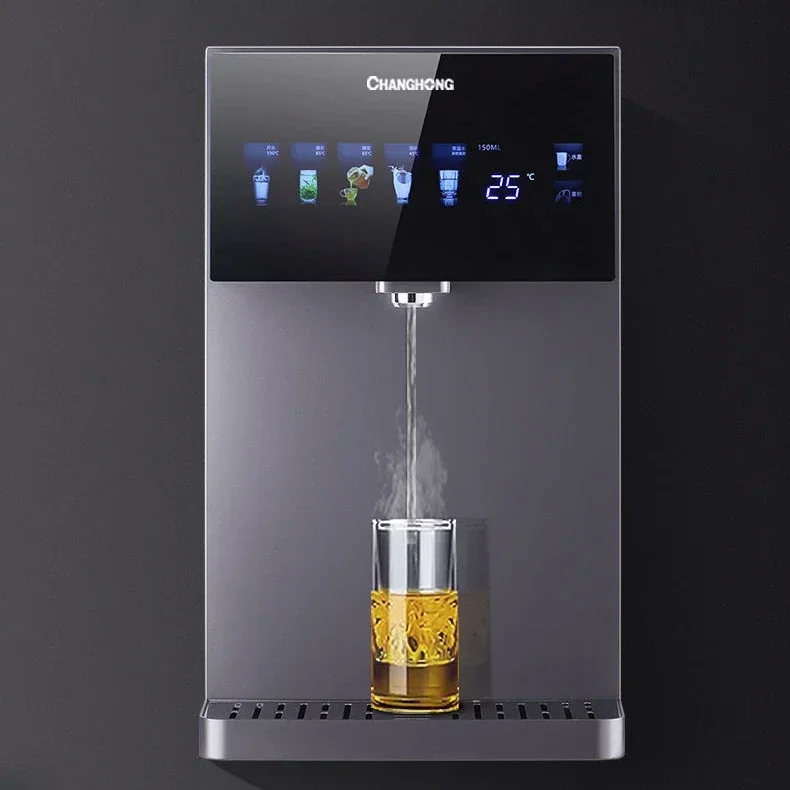 Tankless pipeline machine new ultra-thin wall-mounted instant hot self-priming bottled water home use