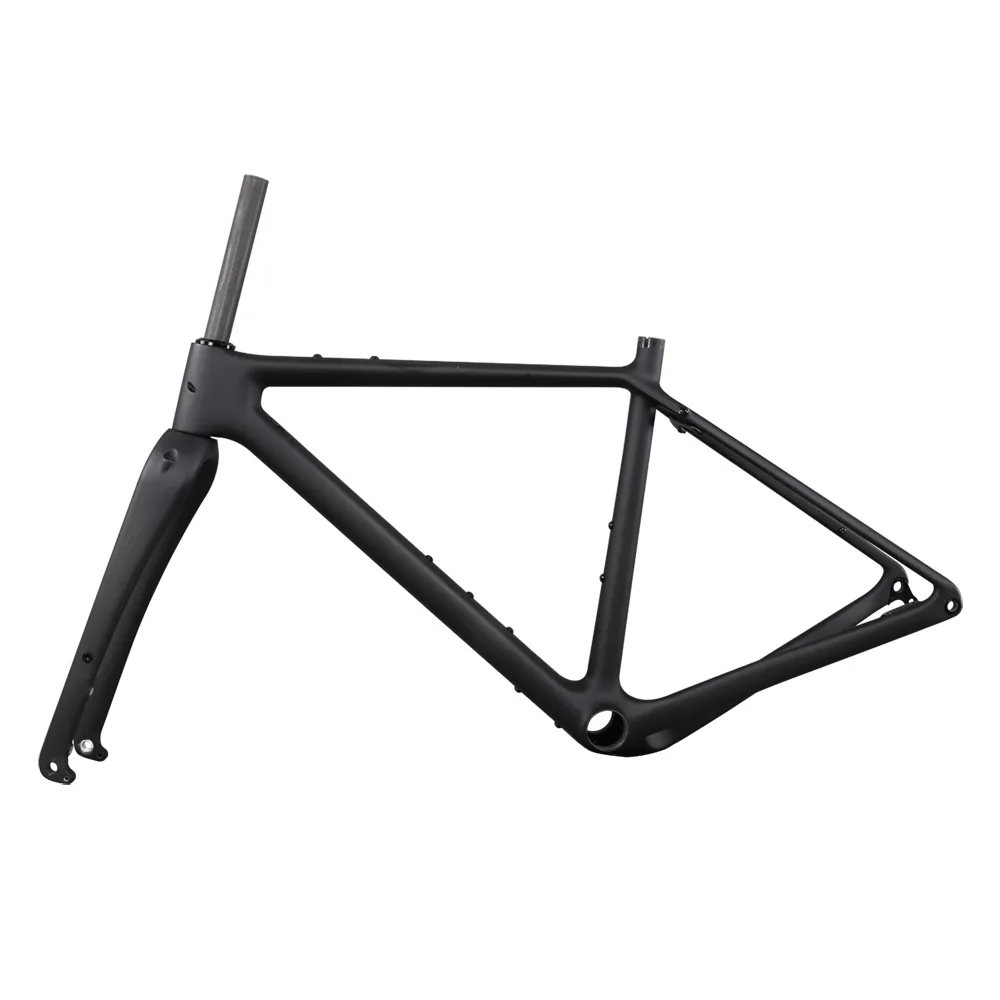AliExpress ICAN 700C Disc Brake Carbon GRAVEL Frameset Bicycle Frame Internal Cable BB86 Max Tire Road Disc-700*28C, CX-700*40C Full Shock