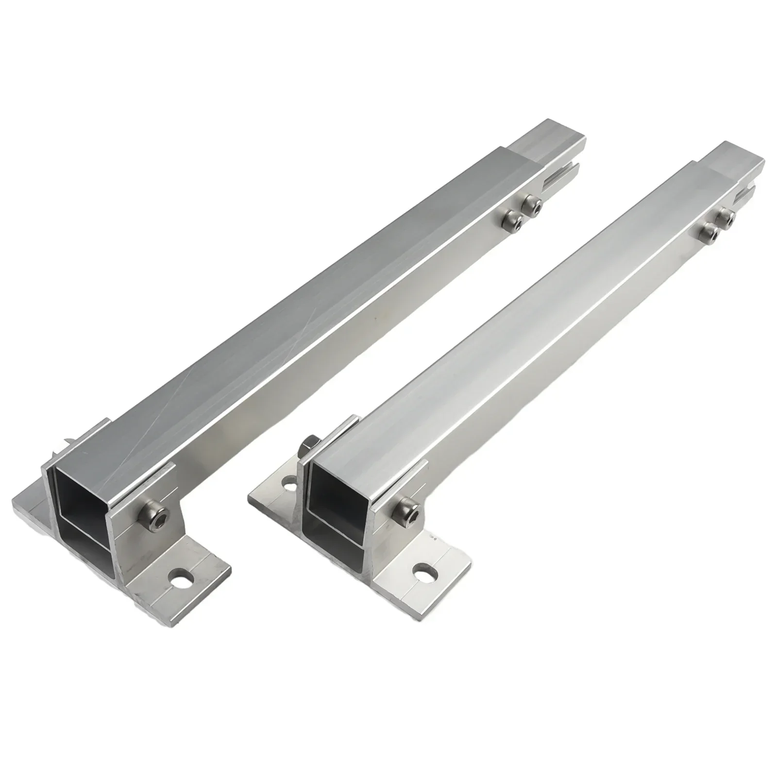 Solar Panel Bracket Adjustable Photovoltaic Support Set 36~68cm Solar Holder End Clamp Kit For Flat Roof Mounting Walls Hardware