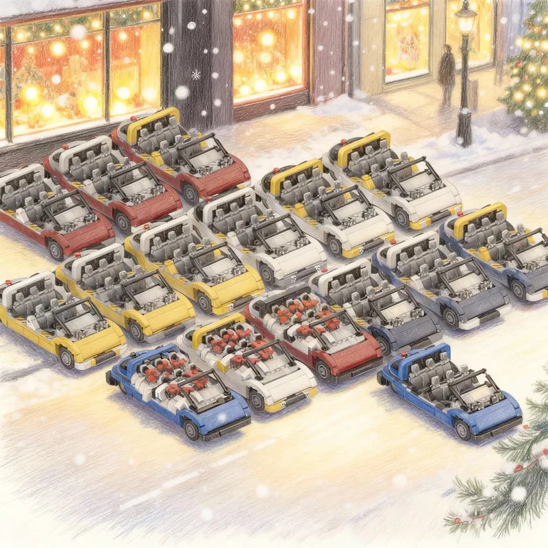 8145pcs MOC Test Track Car Bundle Disneieny Model Building Blocks Architecture Toy DIY Creative Idea Festival Gift Education