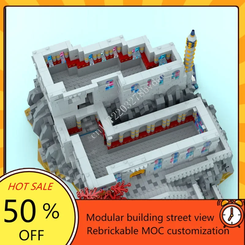 MOC-décennie s de Construction Modulaires, Créatifs, avec Vue sur la Rue, Architecture, Éducation, Modèle d'Assemblage, Jouets Cadeaux, 6945 Pièces