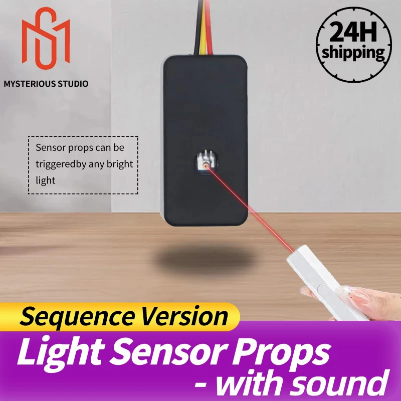 

Mysterious Studio Escape Room Prop Escape Game Mechanism Props Electronic Puzzle superb 1987 GY Light Sensors Sequential versio