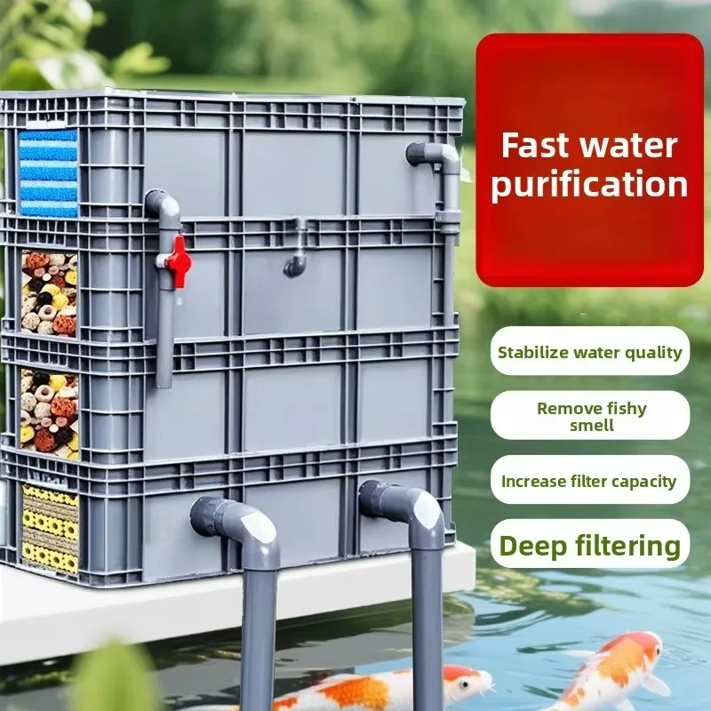 Fish Tank Top Filter Pond Water Circulation Ecological Purification Equipment Aquarium Water Quality Cleaning Device