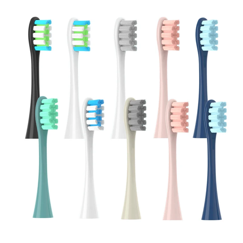 10pcs Replacement Brush Heads for Oclean X/ X PRO/ Z1/ F1/ One/ Air 2 /SE Sonic Electric Toothbrush DuPont Soft Bristle Nozzles