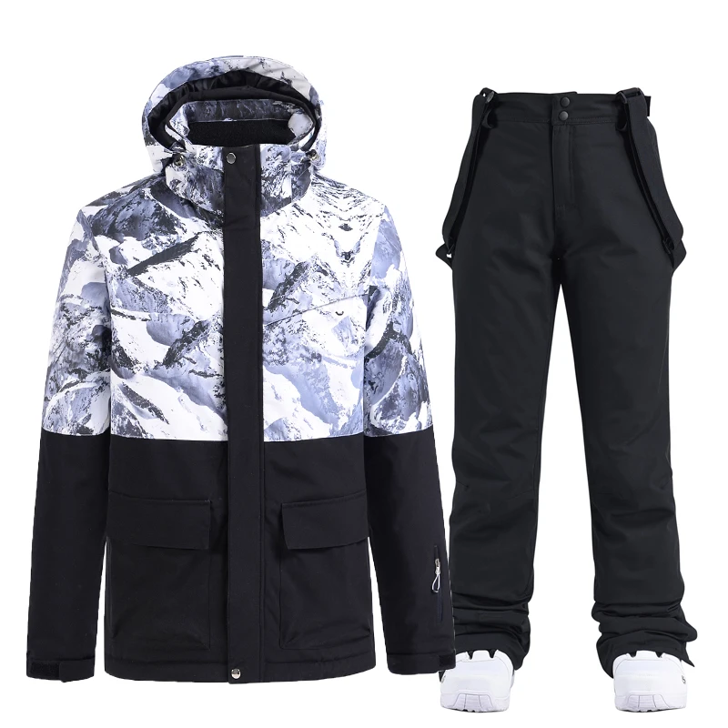 

Men and Women, Snowboarding Matching Jacket and Pant, Winter Clothes Ski Adult, Snow Jacket and Pant Sets, Snowboard Clothes