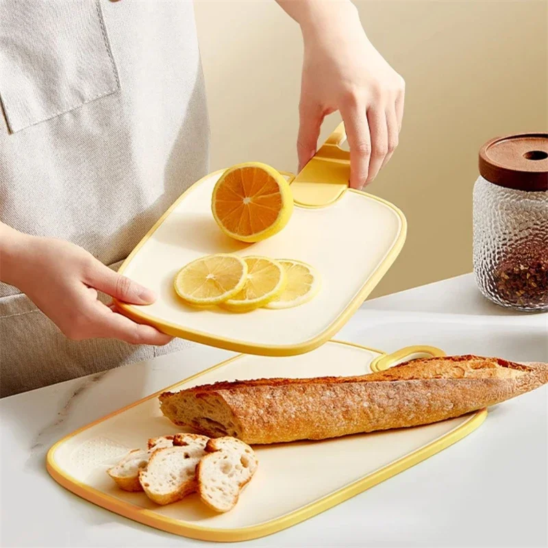 Anti Mold And Antibacterial Household Kitchen Specific Vegetable And Fruit Cutting Plastic Cutting Board 3-Piece Set