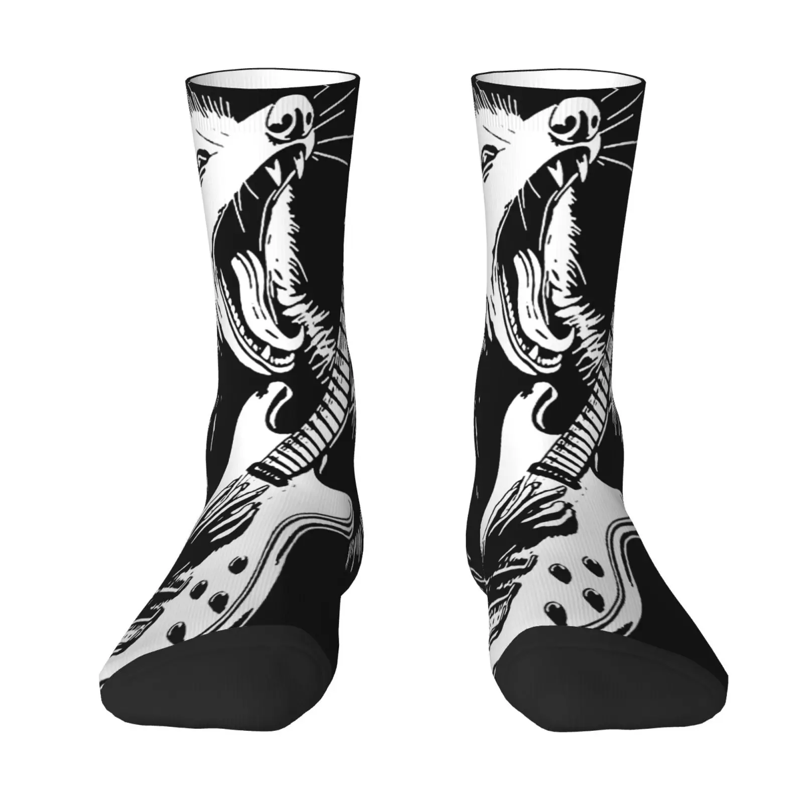 

Possum Playing Electric Guitar Retro Artistic Streetwear Breathable Anti-Slip Soft Comfortable Party Outdoor Sports Daily Wear