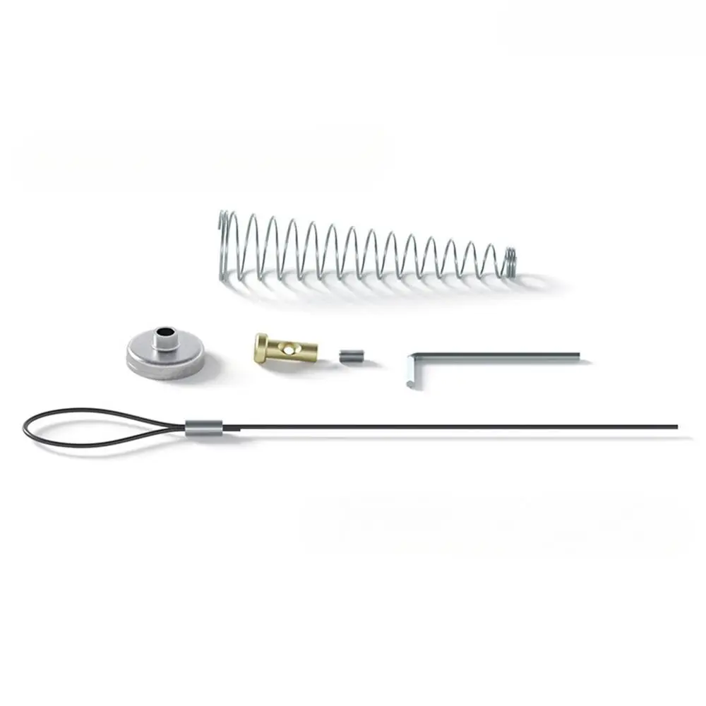 

Металлическая самозащелкивающаяся пружинная защелка для ворот с тросовым механизмом и болтом, усиленная автоматическая защелка для забора/ворот