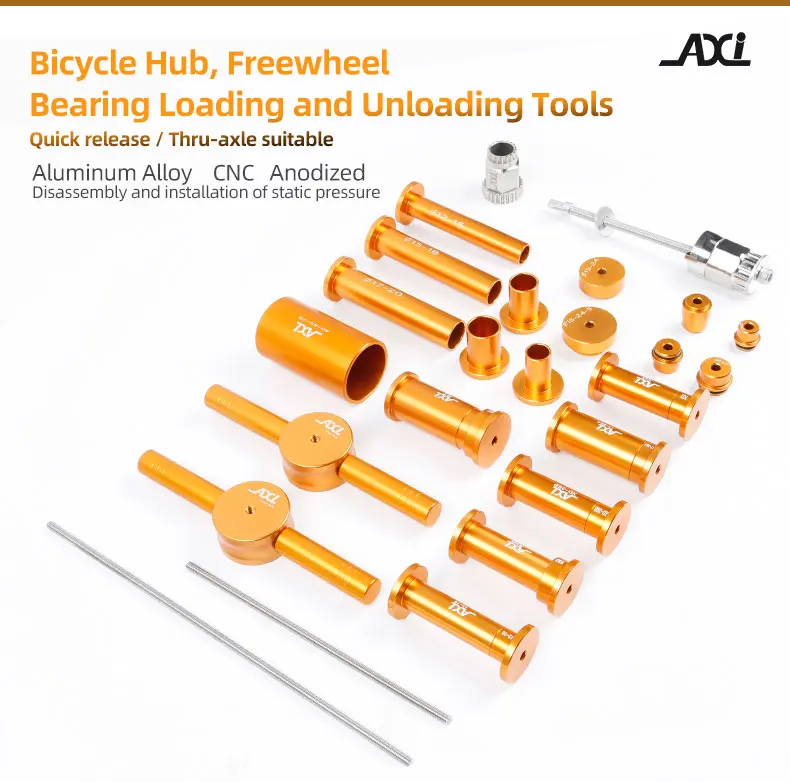 Bicycle Quick Release Thru Axle Hub Bearing Installation Removal Tool Bike XD DT350 Freehub Hub Body DT Ratchet Star Repair Tool