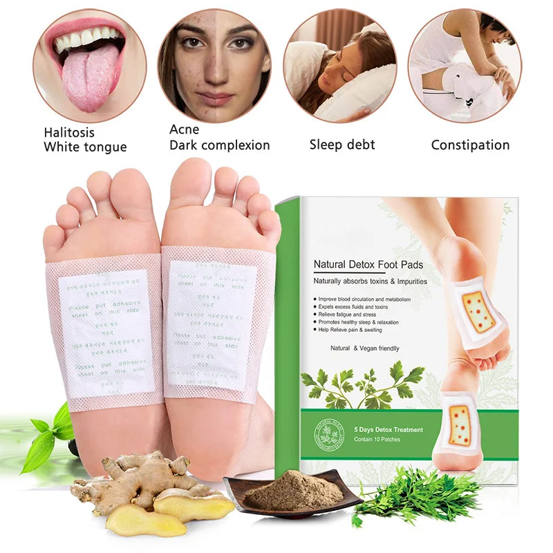 10 Pcs Foot Care Magic Patch Stress Relief Relaxation Body Healthy Care For Sleeping