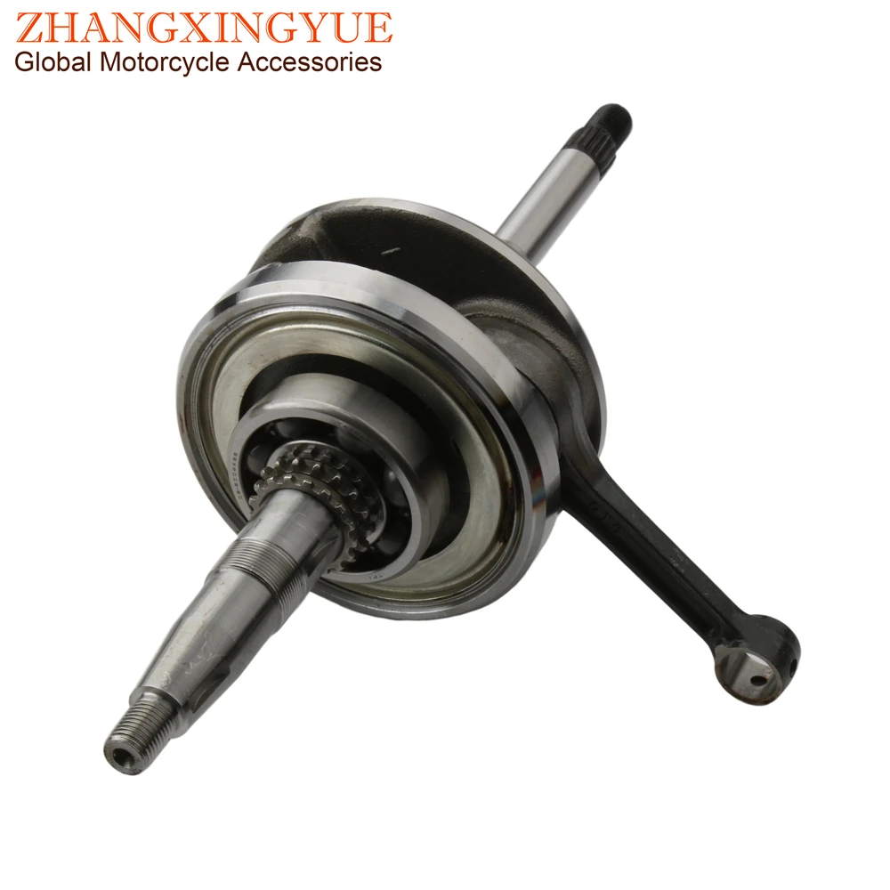 Scooter GY6 Crankshaft Racing + 3mm For GY6125 125cc 150cc GP / VP110 2V 4V 152QMI 157QMJ Pin Hole 15mm Engine Parts