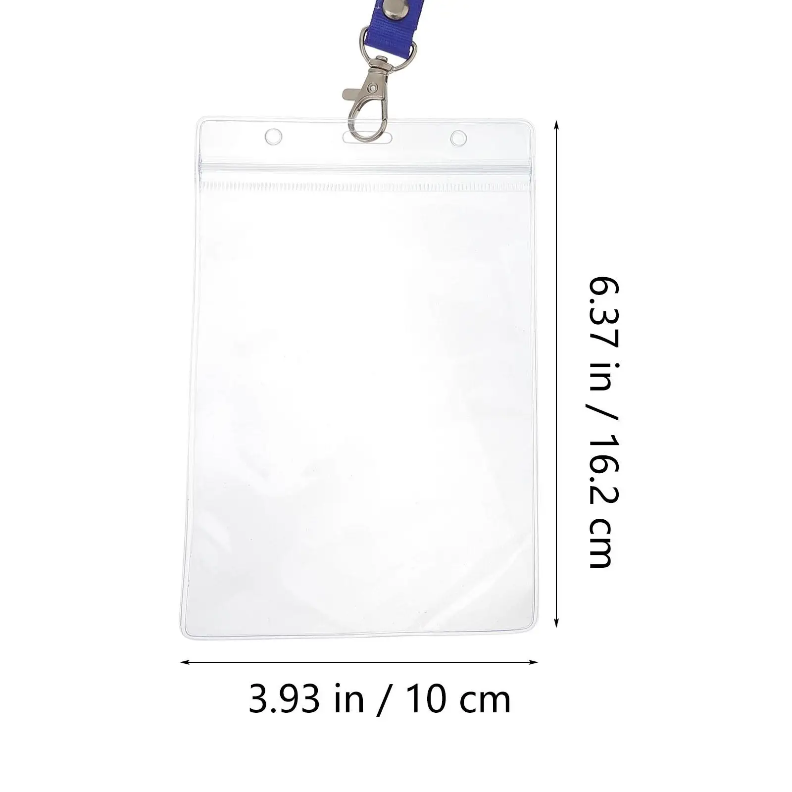 8 ชิ้นผู้ถือบัตรชุด ID ฝาครอบแท็กแขวนน้ําหนักเบาสัมภาระอุปกรณ์เสริม Storage Solution