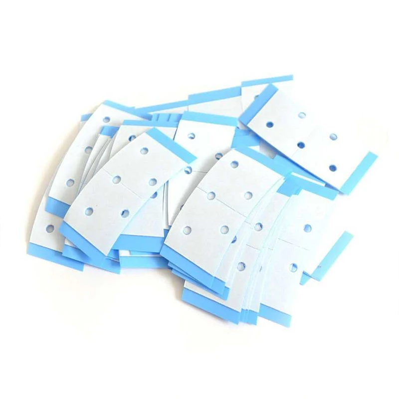 

36 pcs Strong Double-Sided Tape for Lace Front Wigs and Toupees - Securely Adheres Hairpieces with High Stickiness (Blue with Ho