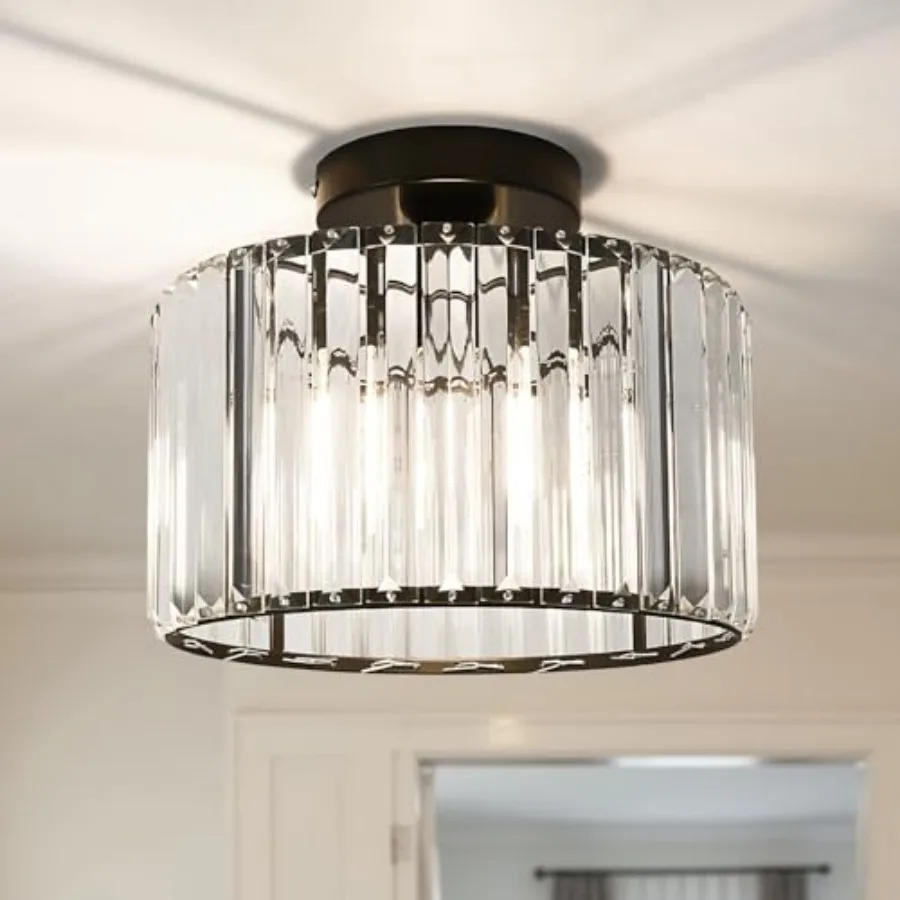 

Современный хрустальный потолочный светильник, хрустальная люстра, полувстраиваемый потолочный светильник Haway для кухни, спальни, веранды, ванной комнаты