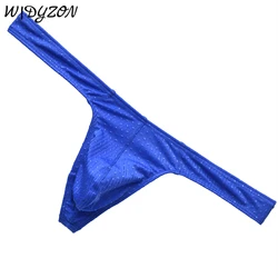 Men Ice Silk Thongs G Strings Underwear Sissy Tanga Hombre Breathable Sexy Mens Lingerie T-back U Pouch Mens Thongs Jockstrap