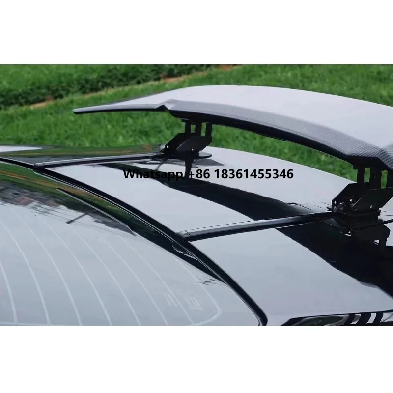 

Universal sedan modified lift Tail wing with lam Car Rear spoiler