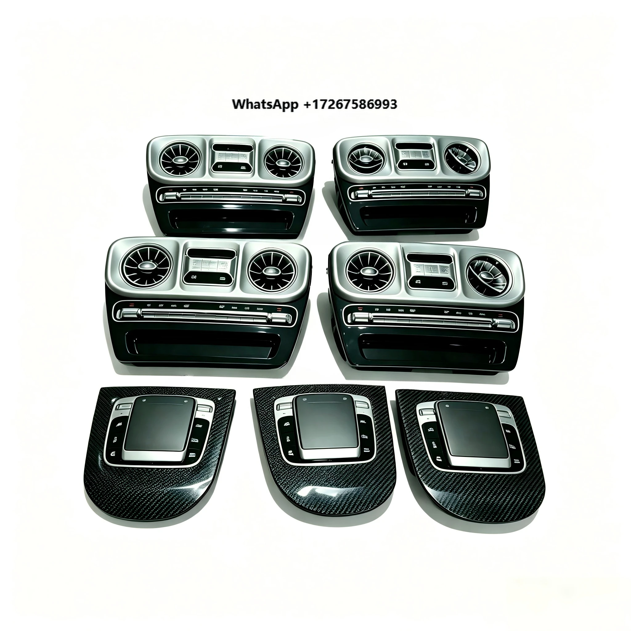Center Console Upgrade Kit for G-Class W463 New OE Style Air Condition Panel & Touch Mouse Base Control Switch