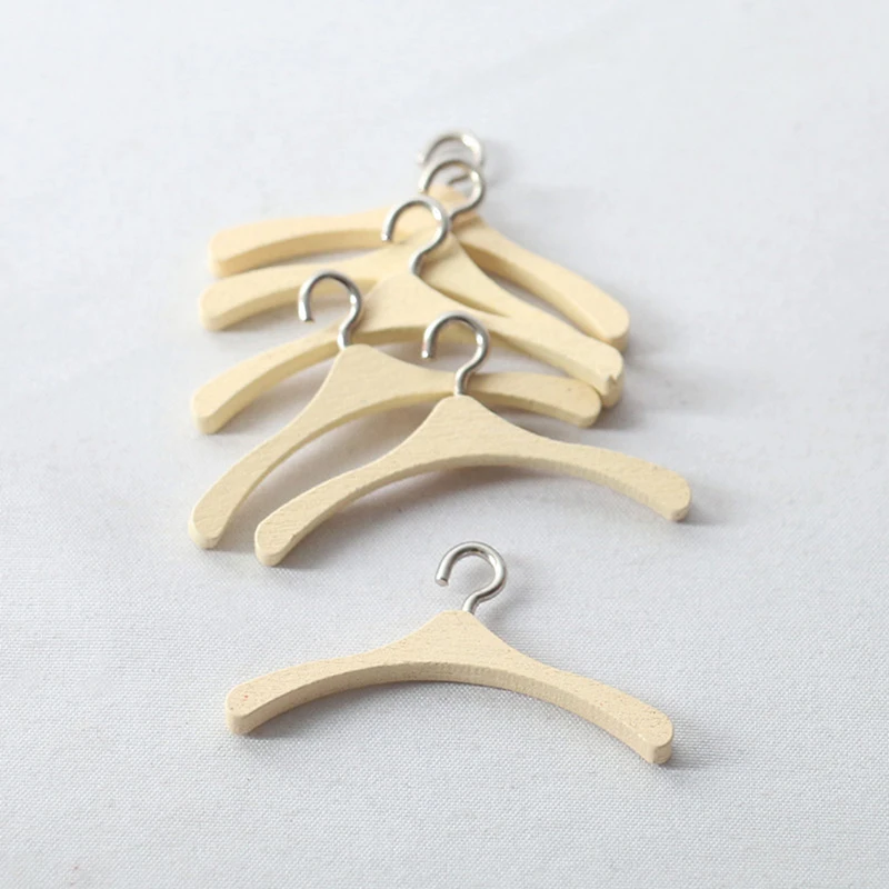 2/5PCS 1:12 Dollhouse Miniture Coat Hanger Simulation Bedroom Decoration Accessories Toys
