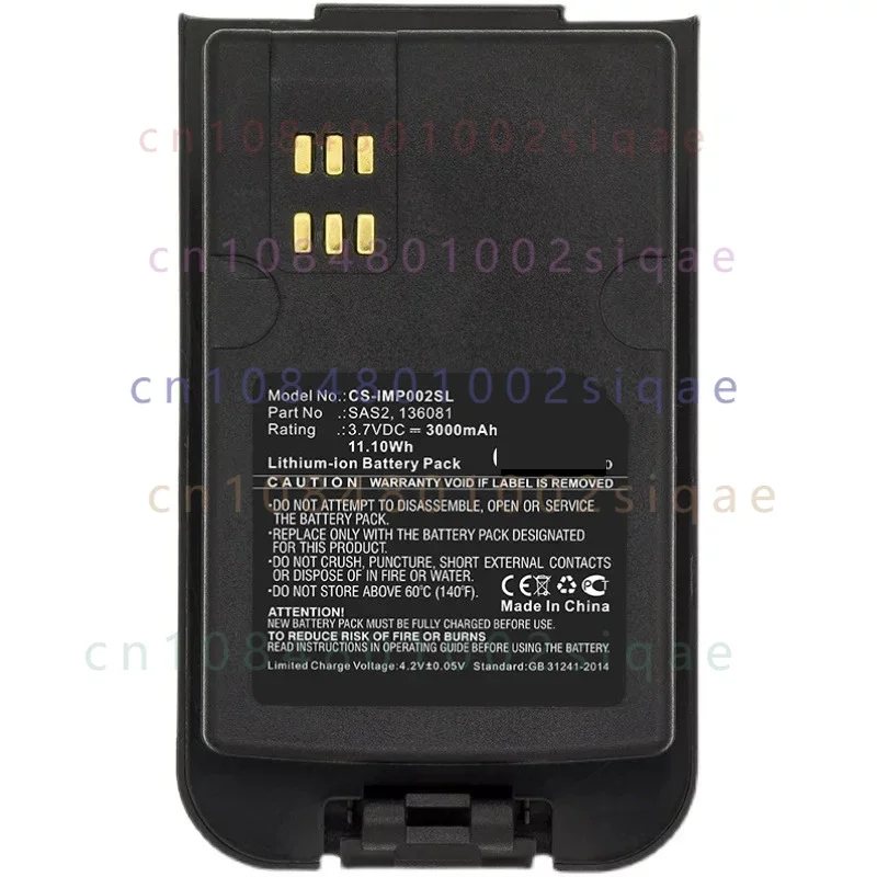 For inmarsat isatphone 2 maritime second generation phone battery sas2 136081 3000mah