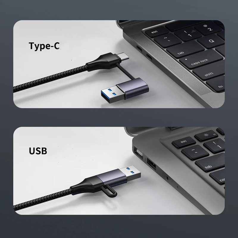 Конвертер сетевой карты USB-RJ45 типа C, удлинительный адаптер Ethernet 1000 Мбит/с, 5-портовый USB-концентратор, кабель-разветвитель, док-станция для передачи данных на телефоне