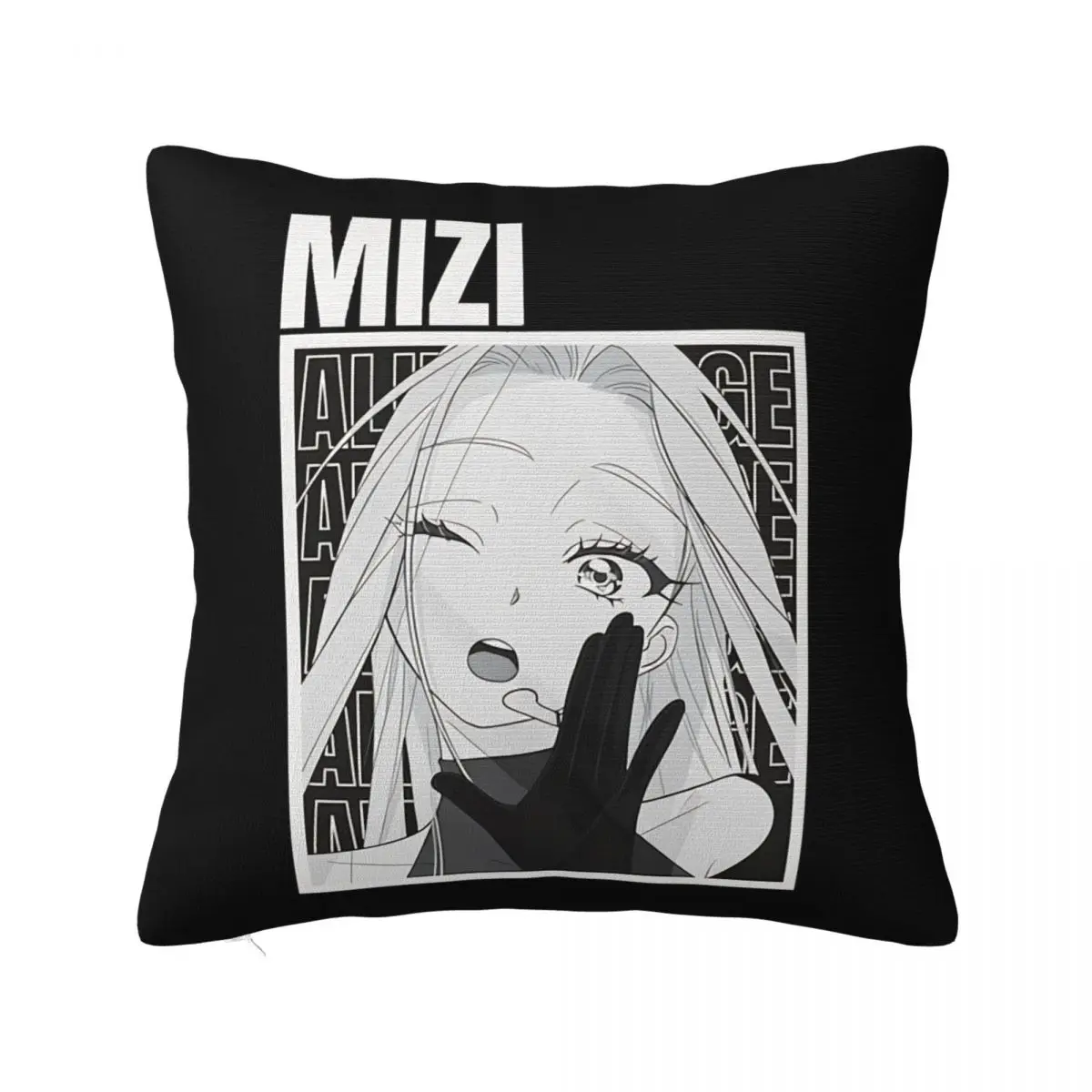 

Mizi Alien Stage Anime Square Pillow Cases Cushion Covers Funny Decor Pillowcase for Car 18"