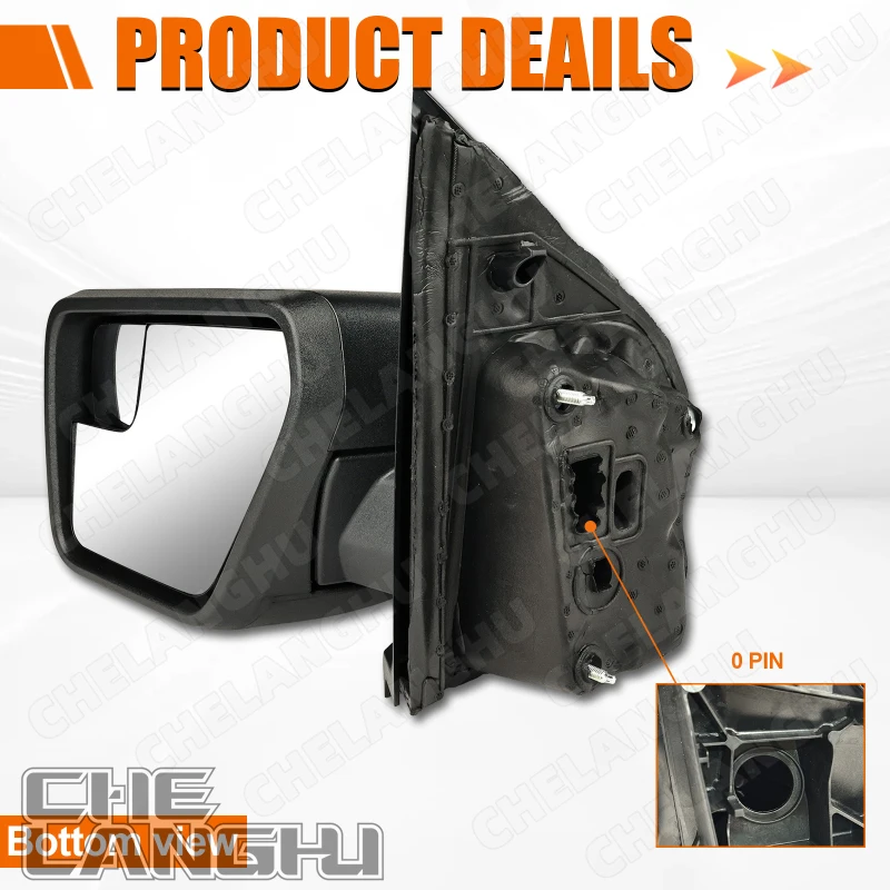 Left Driver's Side Rearview Mirror Glass For Ford F-150 2021 2022 2023 2024 2025 Car accessories Door Mirror Assembly ML3Z17683A