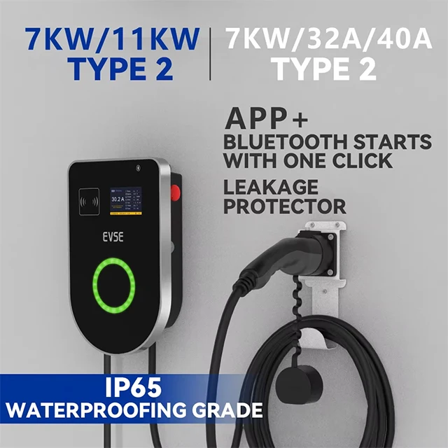 EVSPB New Design Public 7/11/22KW Quick Charge Commercial Rental  Car EV Charging Station CCS Interface IP54 Protection