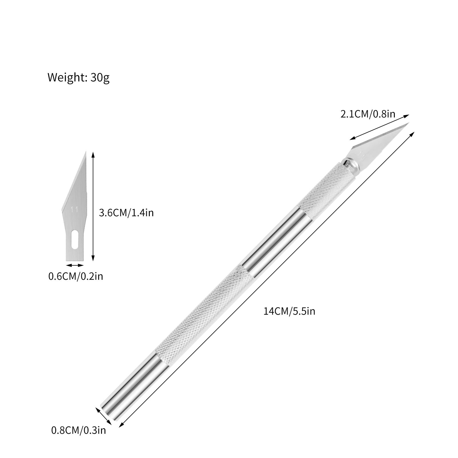 Metal Engraving Knife With 5Pcs Spare Blades Non Slip Handle For PPF Vinyl Wrap Window Tint Car Film Paper Craft Cutting Tools
