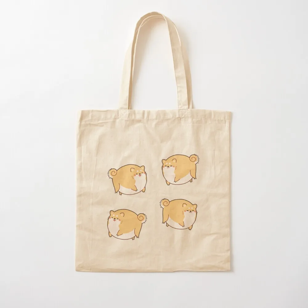 

Round Shibes ! Tote Bag Shopper bag the tote bag Lady bags Cloth bags Canvas Tote